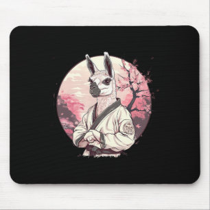 Mousepad Kickboxing Llama Árvore de Sakura Taekwondo Judô M