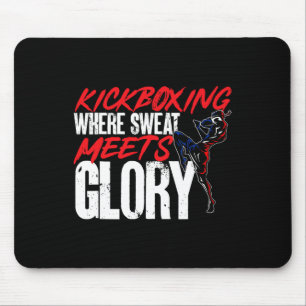 Mousepad Kickboxing Onde o Suor Encontra a Glória Kickboxer