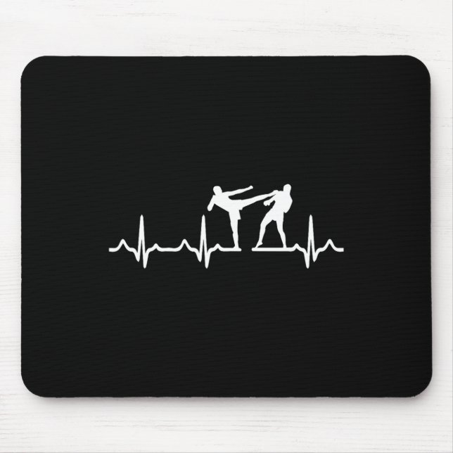 Mousepad Kickboxing Shirt Kick Boxing Karate Tee (Frente)
