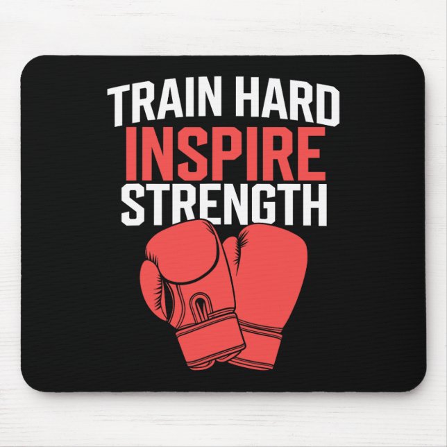 Mousepad Kickboxing Trainer Intense Fitness Self-defense Ma (Frente)