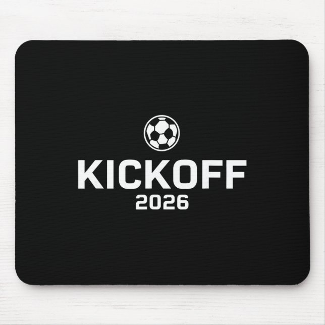 Mousepad Kickoff 2026 Funny Soccer Fever Fan  (Frente)