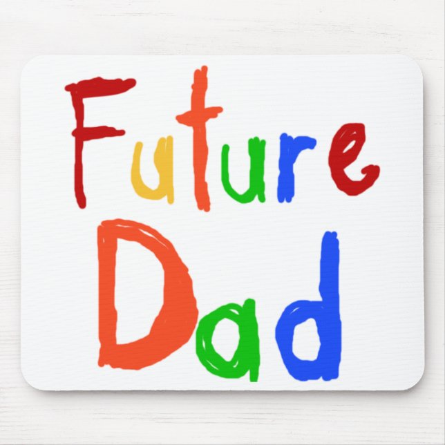 Mousepad Kid Text Futuras T-shirts e Pais (Frente)