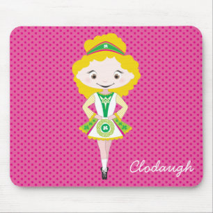 Mousepad KIDLETS: loura-dançarina irlandesa