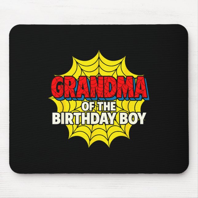 Mousepad Kids Grandma Of The Birthday Boy Sder Theme Party  (Frente)
