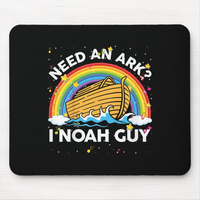 Mousepad Kids Toddler Kid Need Ark I Noah Guy Christian Eas (Frente)