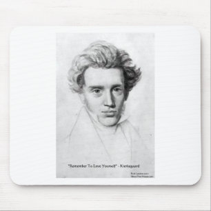 Mousepad Kierkegaard "Ame-Se A Si Mesmo" Ame Dúvidas Etc.
