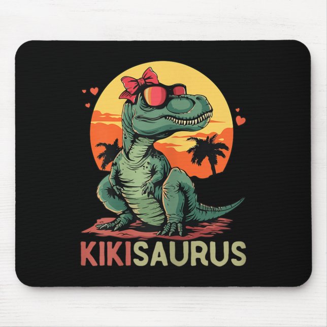 Mousepad Kikisaurus Dino Dinosaur Kiki-saurus T-rex Mother' (Frente)