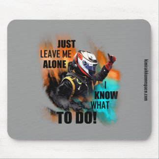 Mousepad Kimi Raikkonen - apenas deixe-me sozinho