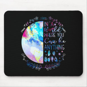 Mousepad Kind Asl Alphabet American Sign Language Surdo Awa