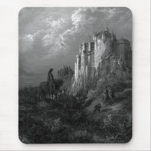 Mousepad King Arthur e Camelot por Gustave Doré" 1868