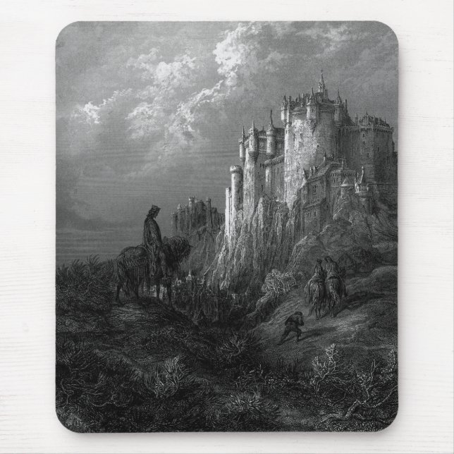 Mousepad King Arthur e Camelot por Gustave Doré" 1868 (Frente)