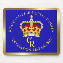 Mousepad King Charles III e Queen Camilla