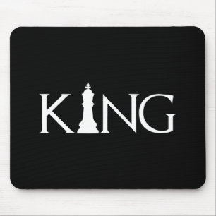 Mousepad King Chess Piece Halloween Figurume Chess Lover
