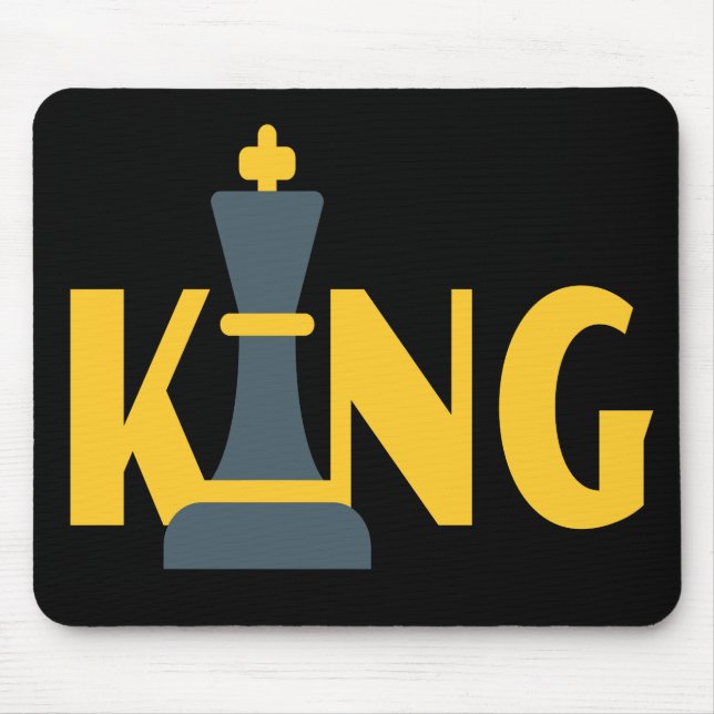 Mousepad King Chess Player (Frente)