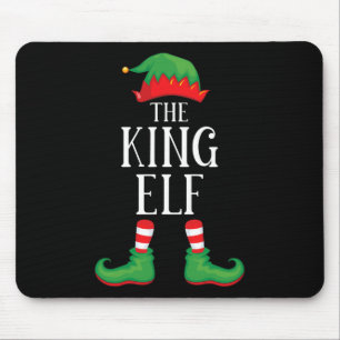 Mousepad King Elf Matching Group Xmas Funny Family Christma