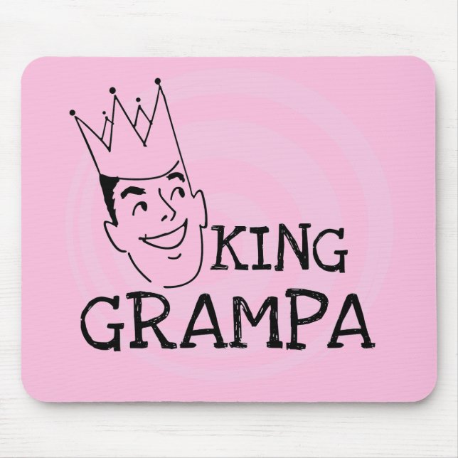 Mousepad King Grampa T-shirts e presentes (Frente)