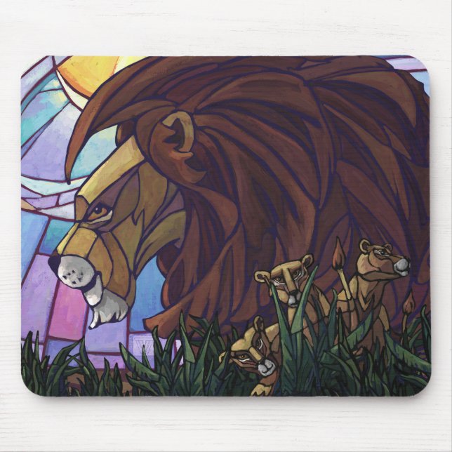Mousepad King Lion e Cubs (Frente)