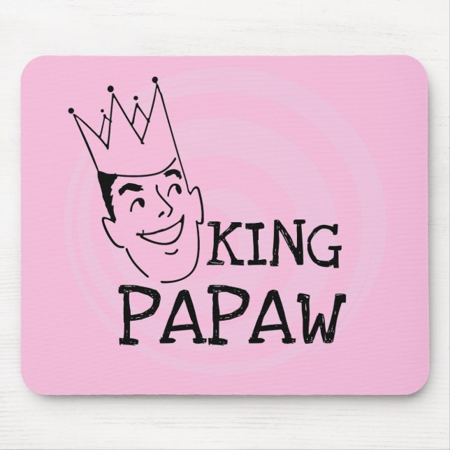 Mousepad King Papaw T-shirts e presentes (Frente)