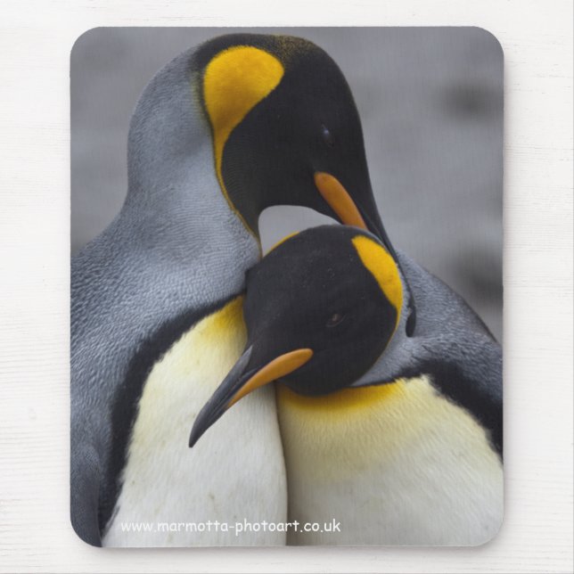 Mousepad King Penguins in Love Mousemat (Frente)