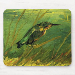 Mousepad Kingfisher por Vincent van Gogh, Vintage Fine Art