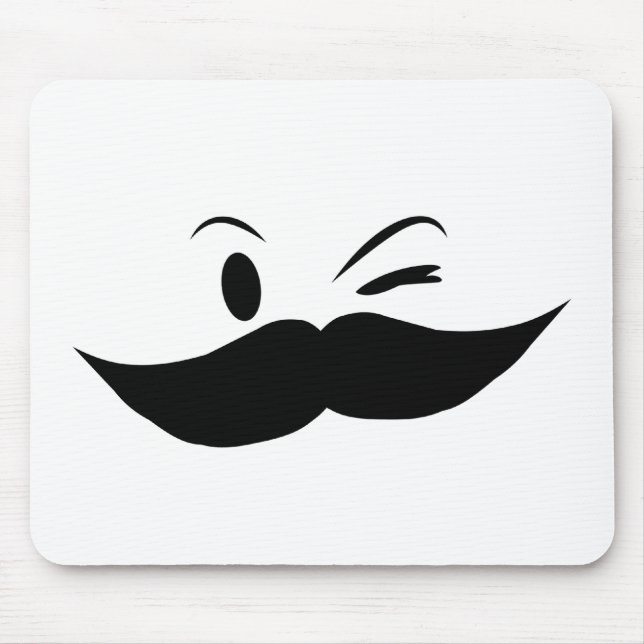 Mousepad Kinky Mustache (Frente)