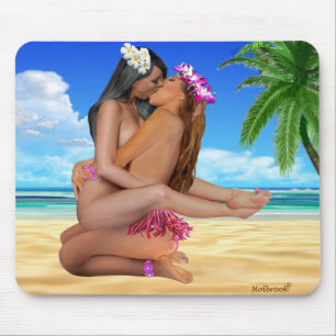 MOUSEPAD KISS WRESTLING