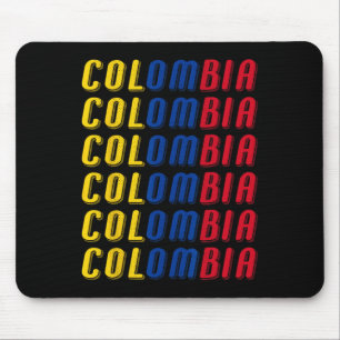 Mousepad Kit de Camisa de Futebol da Bandeira Colombiana 24