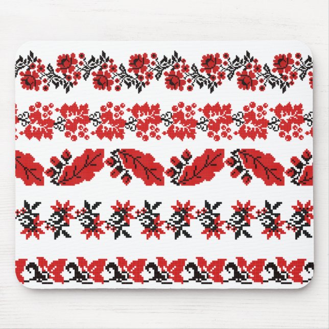 Mousepad kit de padrões do sistema vectors ukraine (Frente)