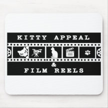 Kitty Appeal & Film Reels Almofada de Mouse de Com