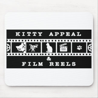 Mousepad Kitty Appeal & Film Reels Almofada de Mouse de Com