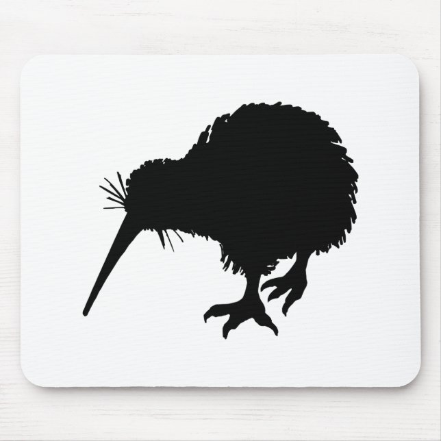 Mousepad Kiwi Bird Silhouette (Frente)