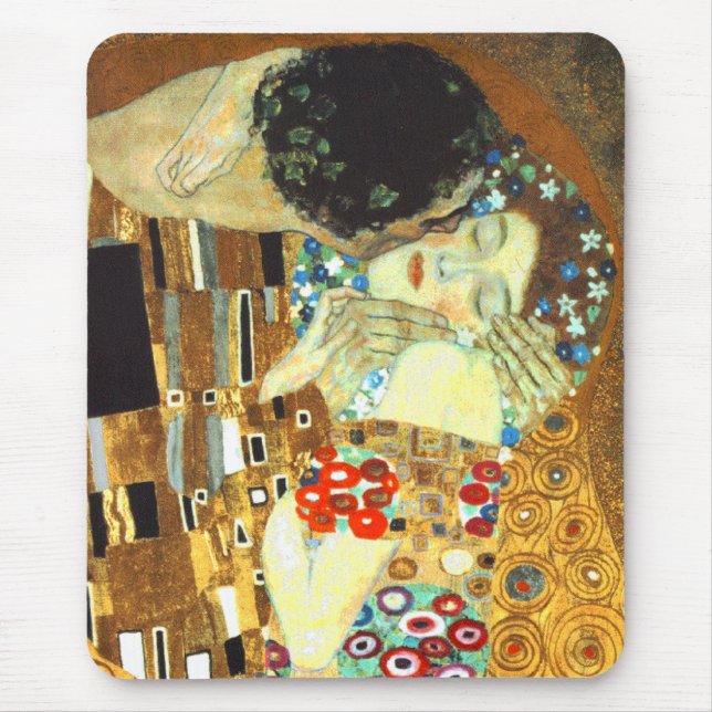 Mousepad Klimt: O Beijo (Frente)