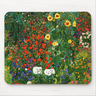Mousepad Klimt: Pad do Mouse do Jardim Flor