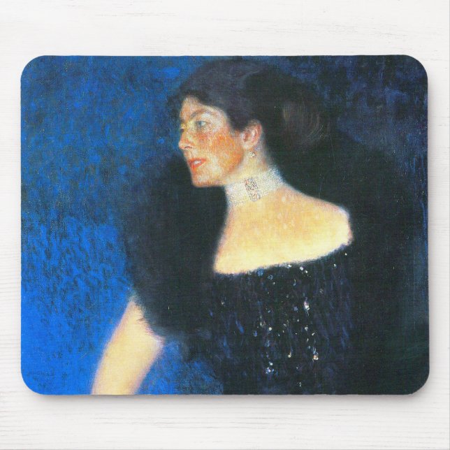 Mousepad Klimt Retrato da Rosa von Rosthorn-Friedmann (Frente)