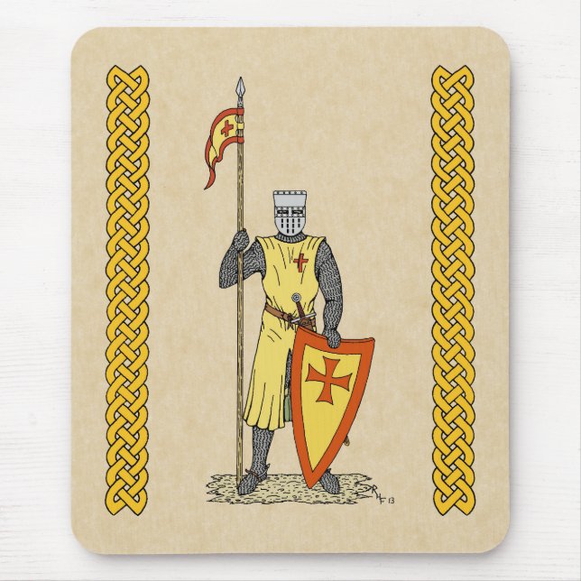Mousepad Knight Medieval Early 13 Century (Frente)