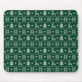 Mousepad Knitted seamless Christmas pattern