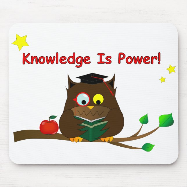 Mousepad Knowledge Is Power! (Frente)