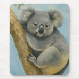 Mousepad Koala Calm - Watercolor Willife