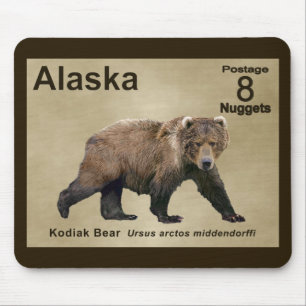 Mousepad Kodiak Bear