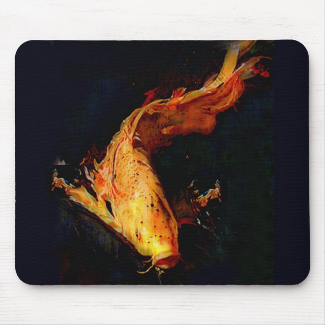 Mousepad Koi alaranjado magnífico (Frente)