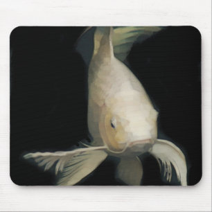 Mousepad Koi branco grande