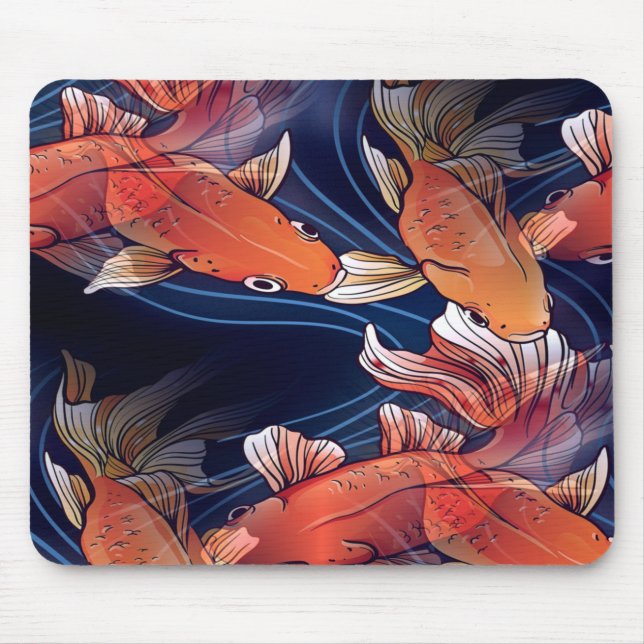 Mousepad Koi Fish Japonês (Frente)
