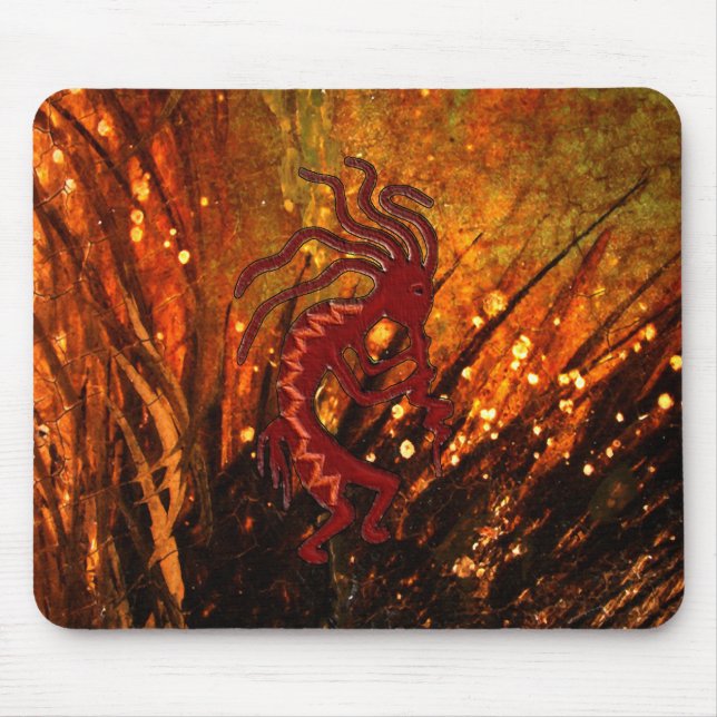 Mousepad Kokopelli com vaga-lume (Frente)