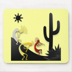Mousepad Kokopelli na estrada ao sol