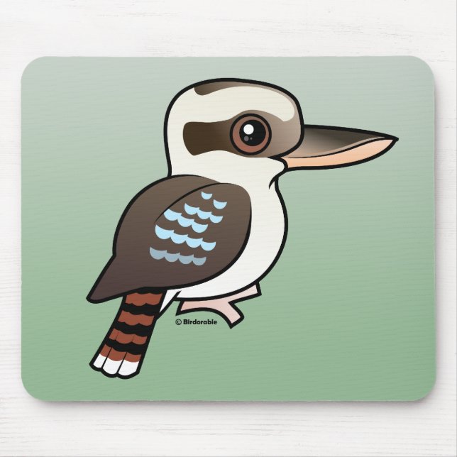 Mousepad Kookaburra de riso (Frente)