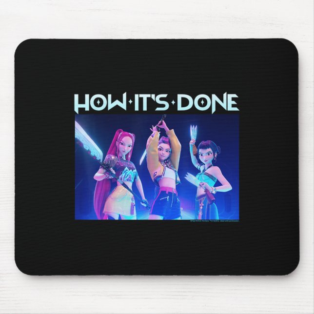 Mousepad Kp Demon Hunters Halloween How It's Done Huntrix G (Frente)