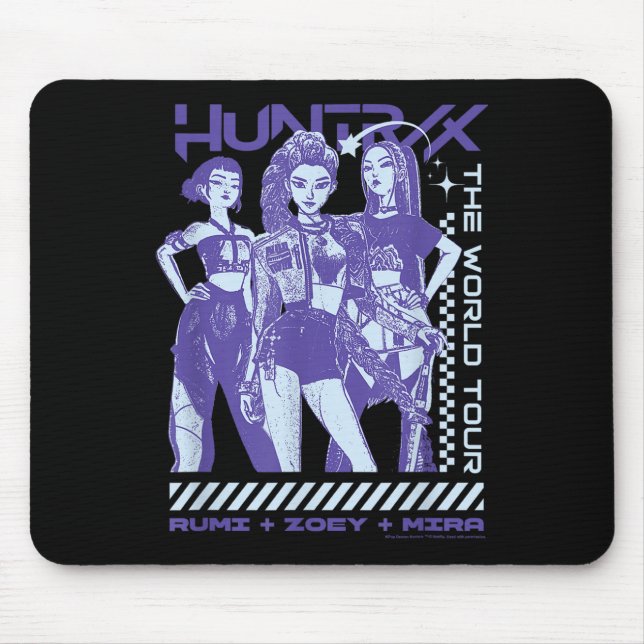 Mousepad Kp Demon Hunters Halloween Huntrix The World Tour  (Frente)