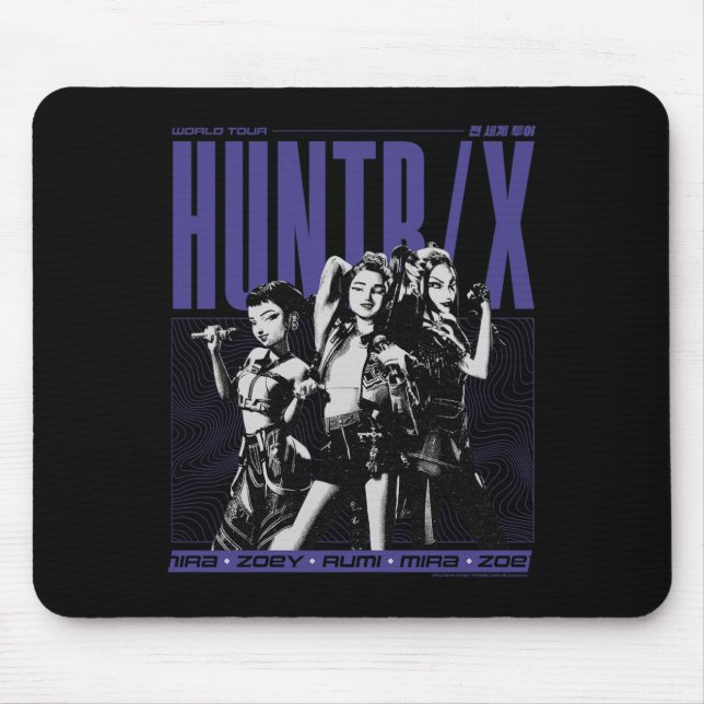 Mousepad Kp Demon Hunters Halloween World Tour Huntrix Ster (Frente)