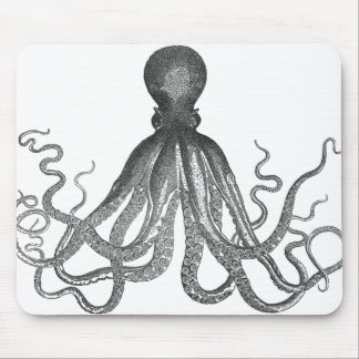 Mousepad Kraken - polvo gigante preto/Cthulu