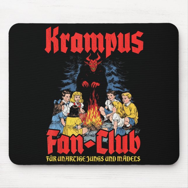 Mousepad Krampus Fan-club Ugly Xmas German Christmas Demon  (Frente)